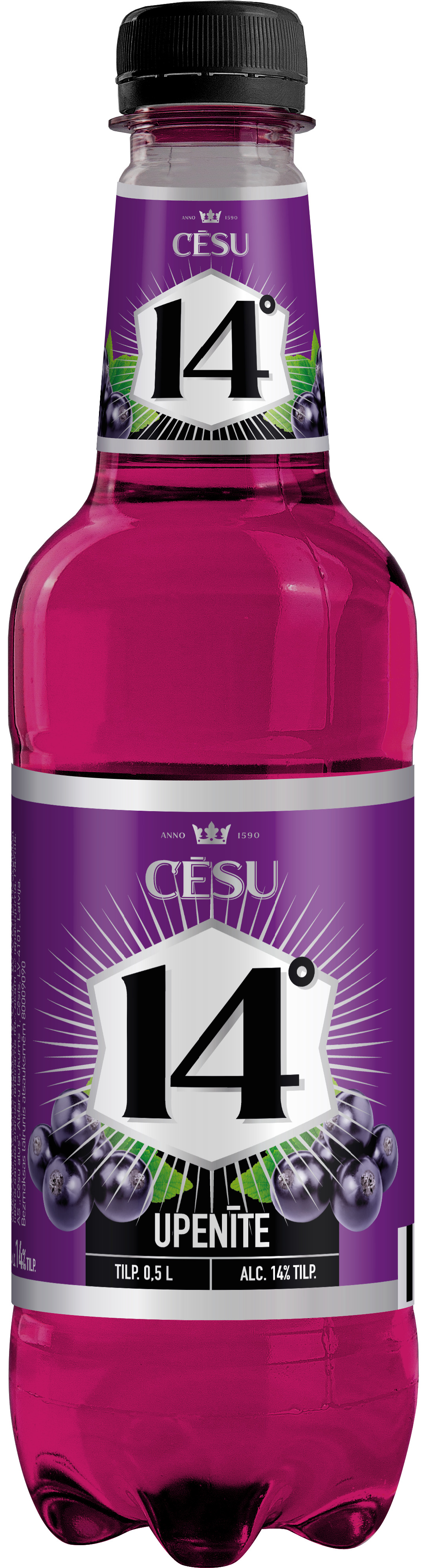 Alk. kokt. Cēsu 14% Upenīte 0.5l