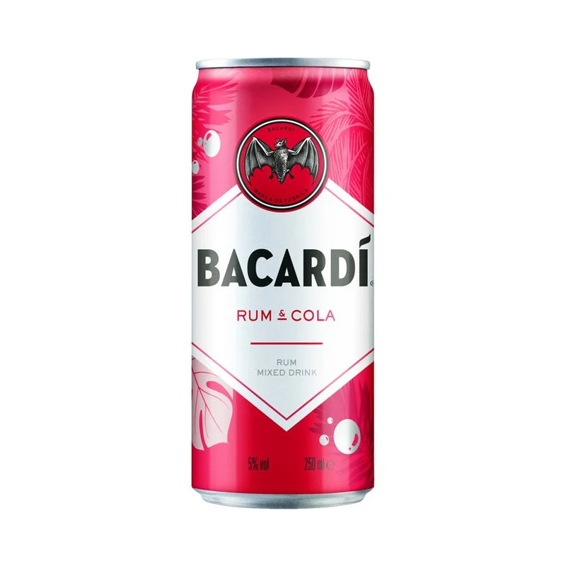 Alk. kokt. Cola 5% 0.25l, Bacardi