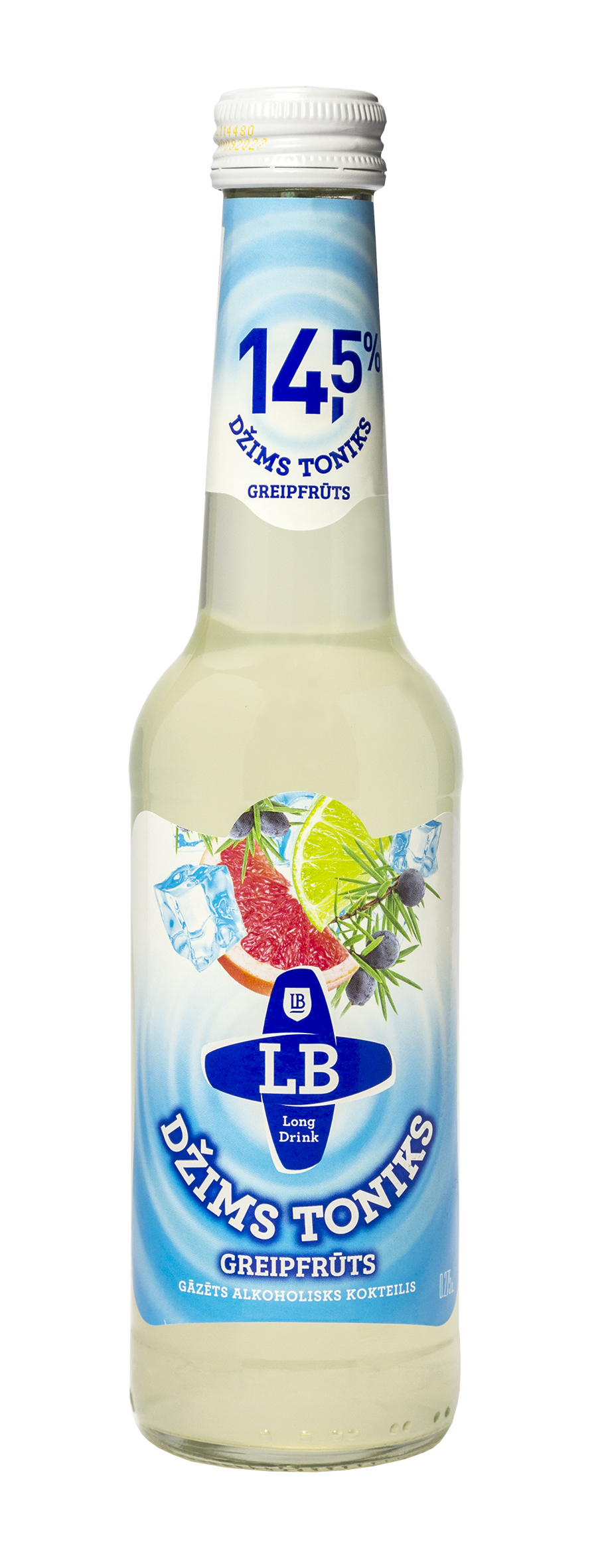 Alk. kokt. LB Džims Toniks Greipfrūts 14.5% 0.275l