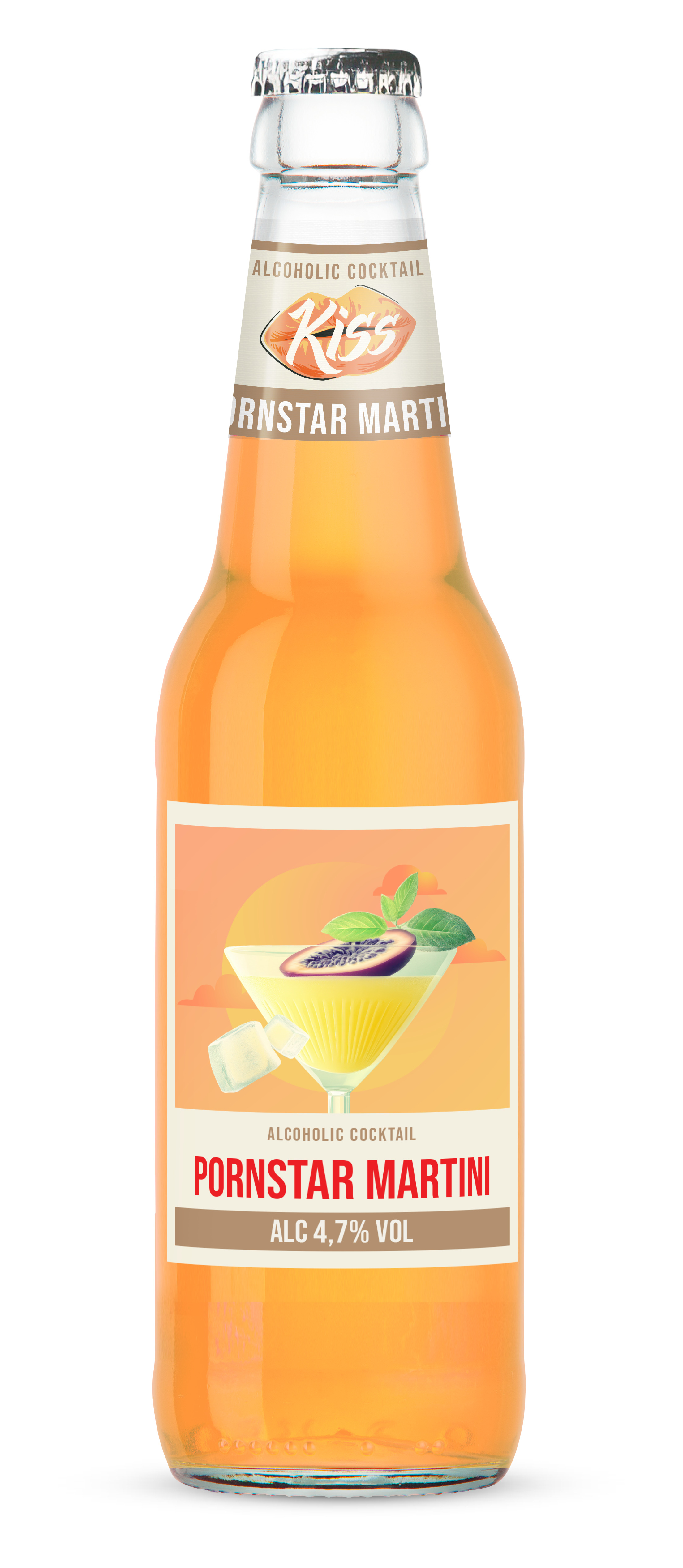 Alk. kokt. P-Martini 4.7% 0.33l, Kiss