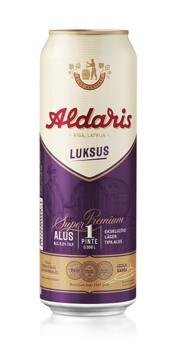 Alus Aldaris Luksus Premium 5.2% 0.568l CAN