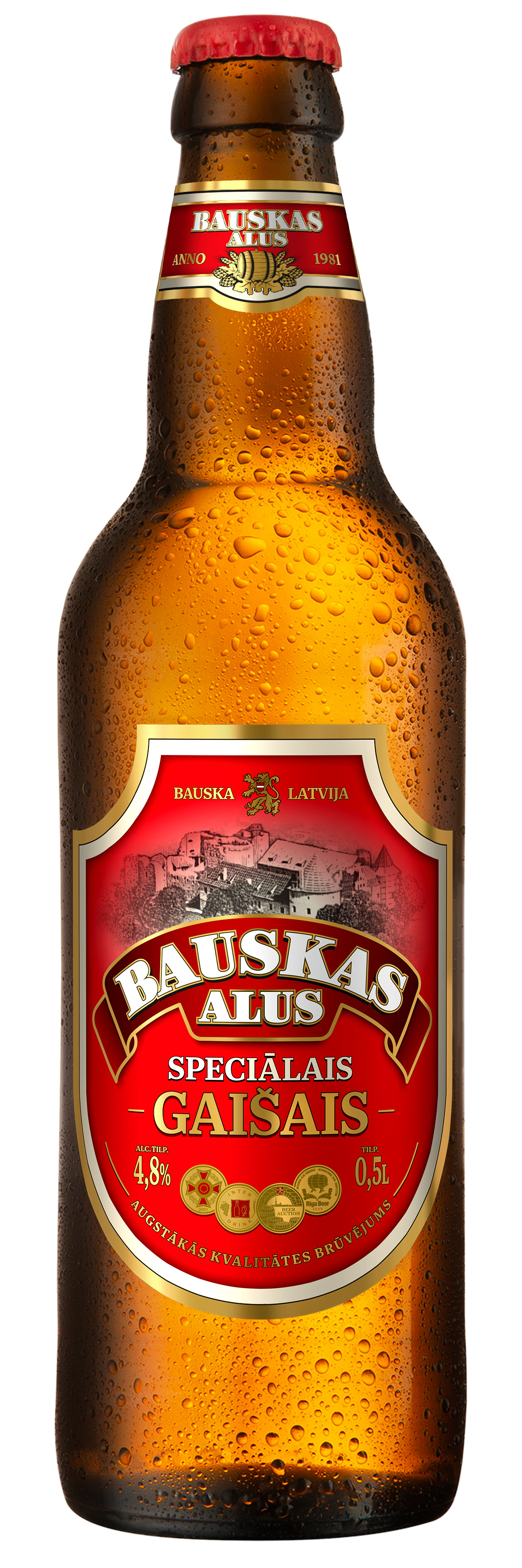 Alus Bauskas Speciālais gaišais 4.8% 0.5l