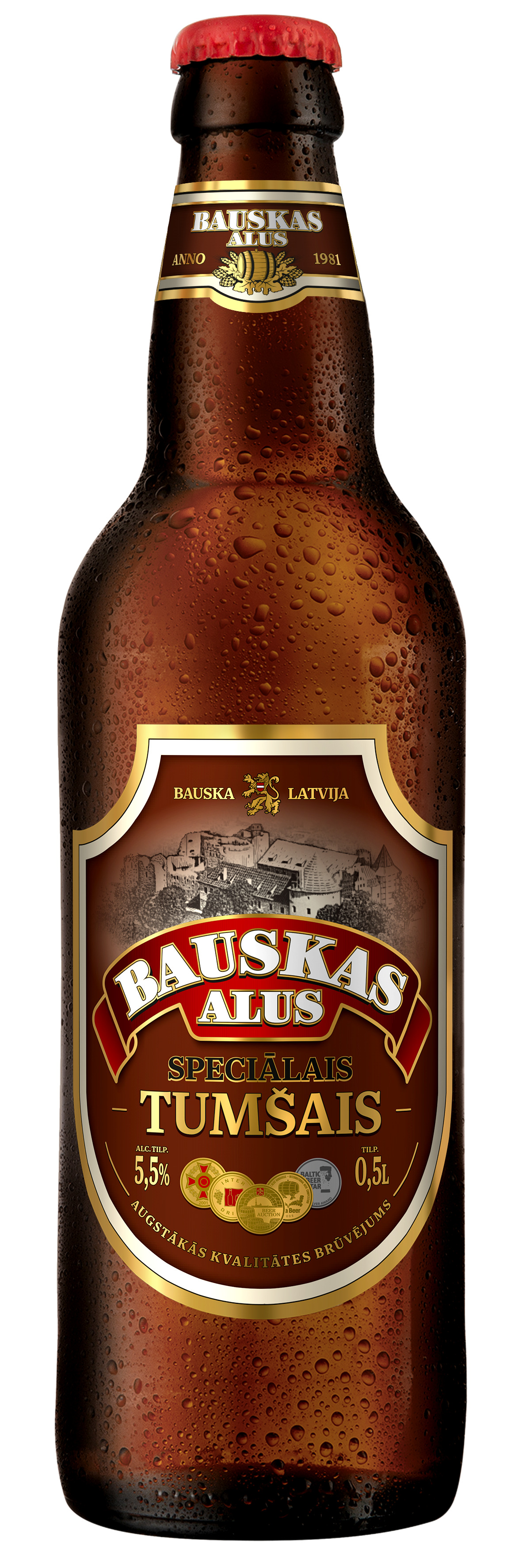 Alus Bauskas Speciālais tumšais 5.5% 0.5l