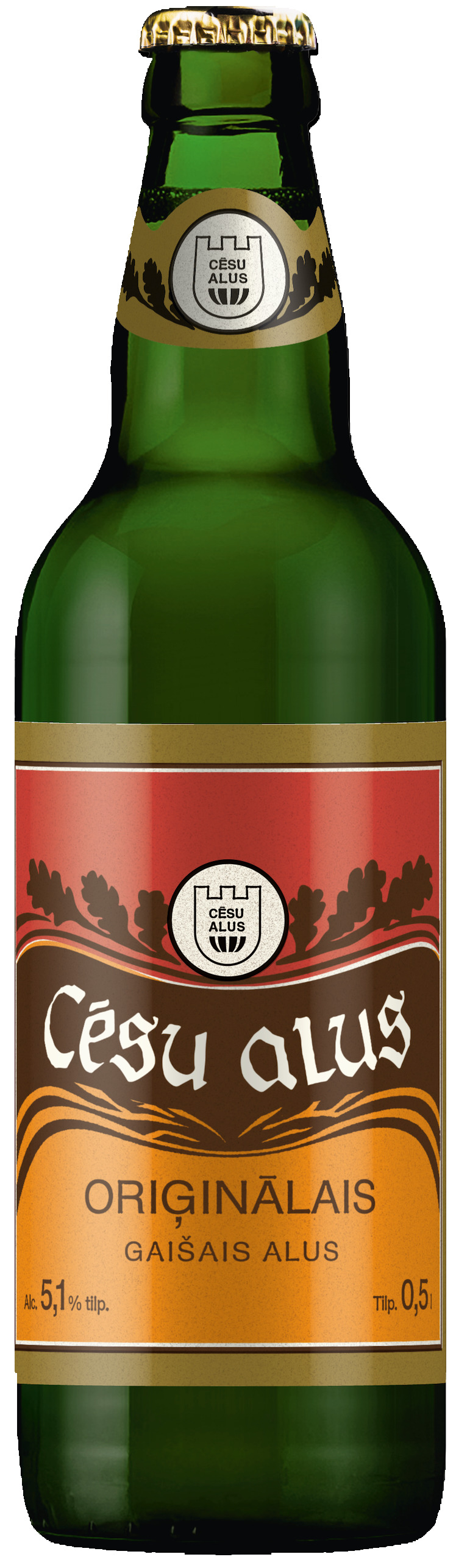 Alus Cēsu Oriģinālais 5.1% 0.5l
