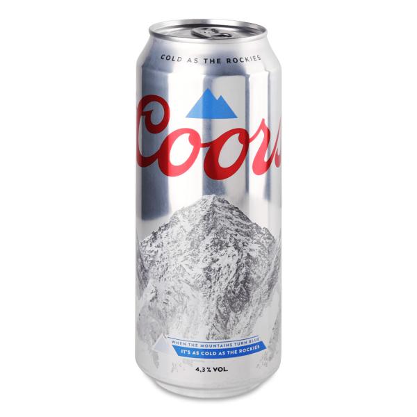 Alus Coors 4.3% 0.5l CAN