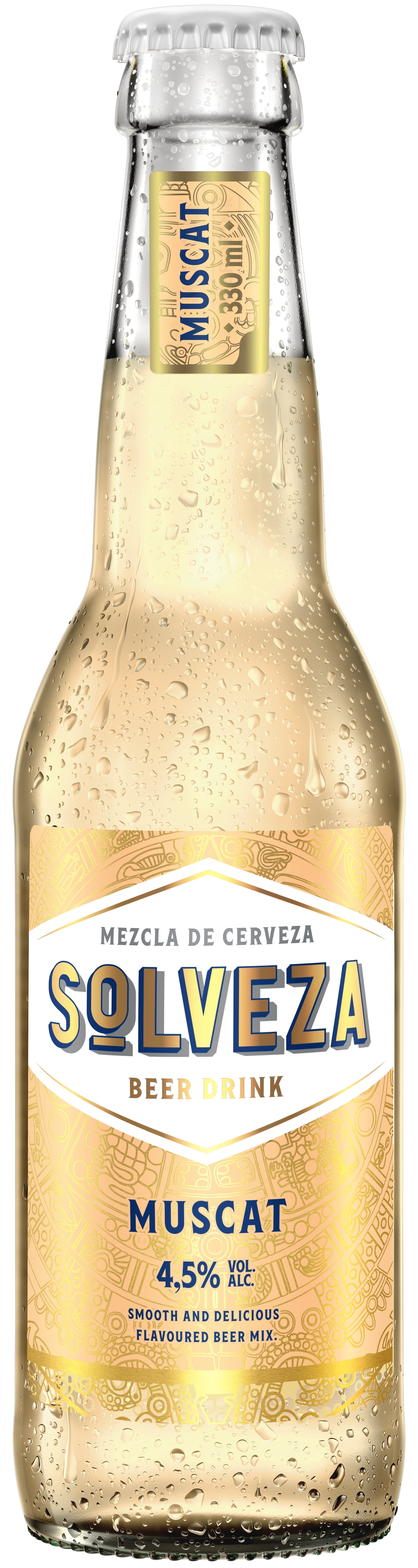 Alus dzēriens Solveza Muscat 4.5% 0.33l