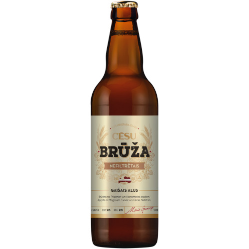 Alus gaišais Cēsu Brūža nef. 5.4% 0.5L