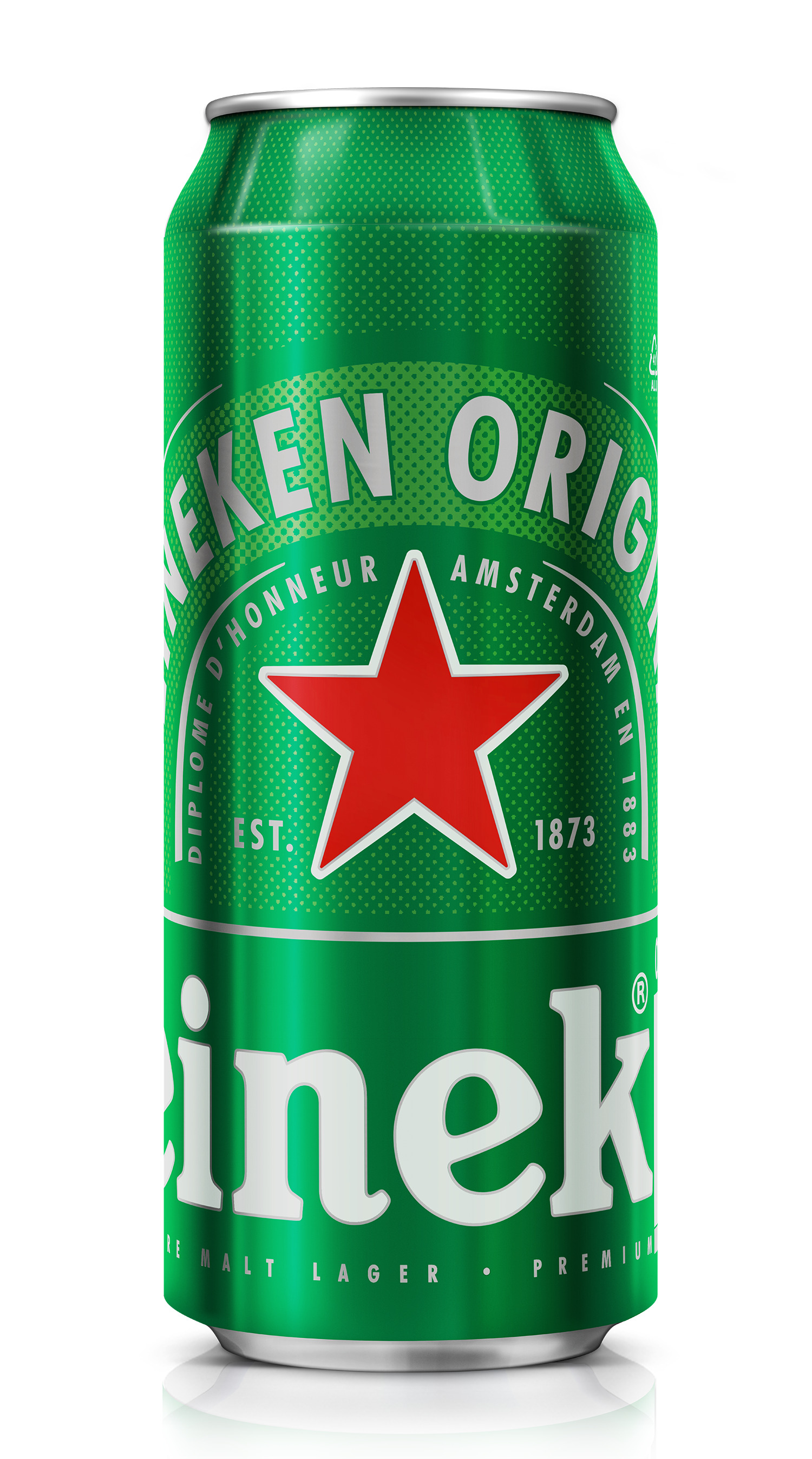 Alus gaišais Heineken Original 5% 0.5l CAN