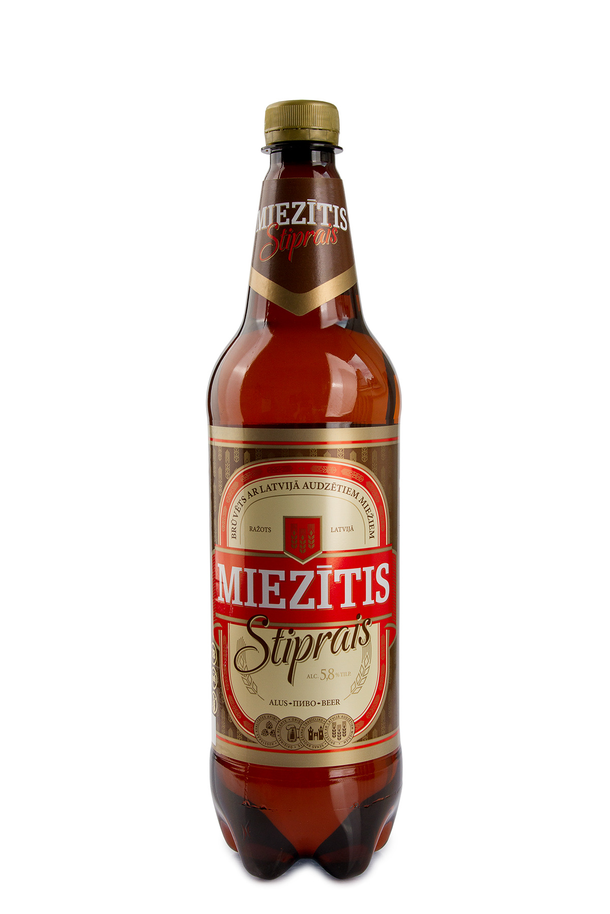 Alus gaišais Miezītis stiprais 5.8% 1l PET