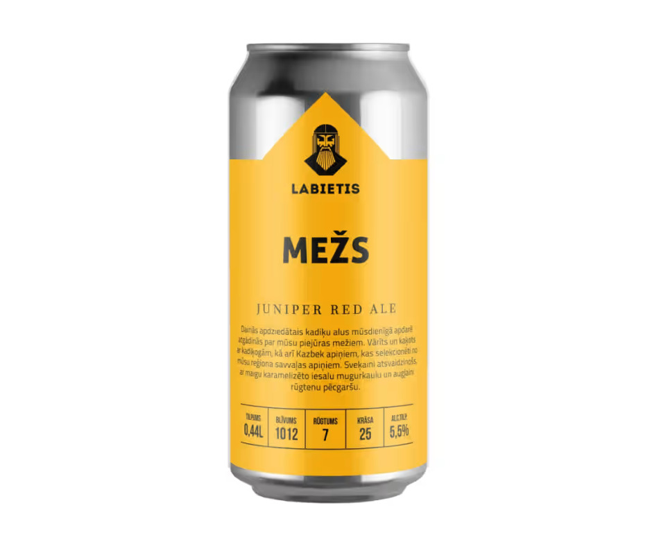 Alus Mežs 5.5% 0.44l CAN, Labietis