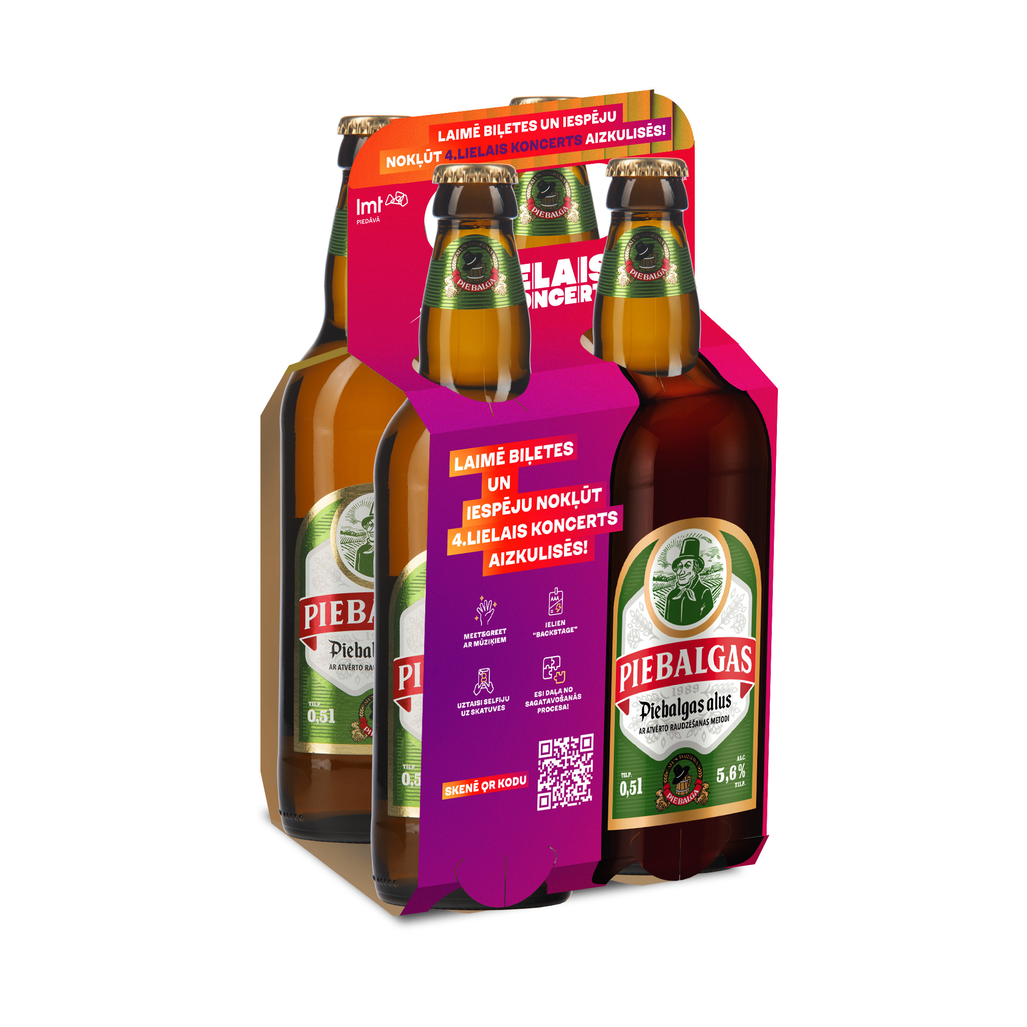 Alus Piebalgas 5.6% 4x0.5l, Piebalga