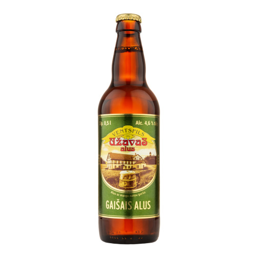 Alus Užavas gaišais 4.6% 0.5L