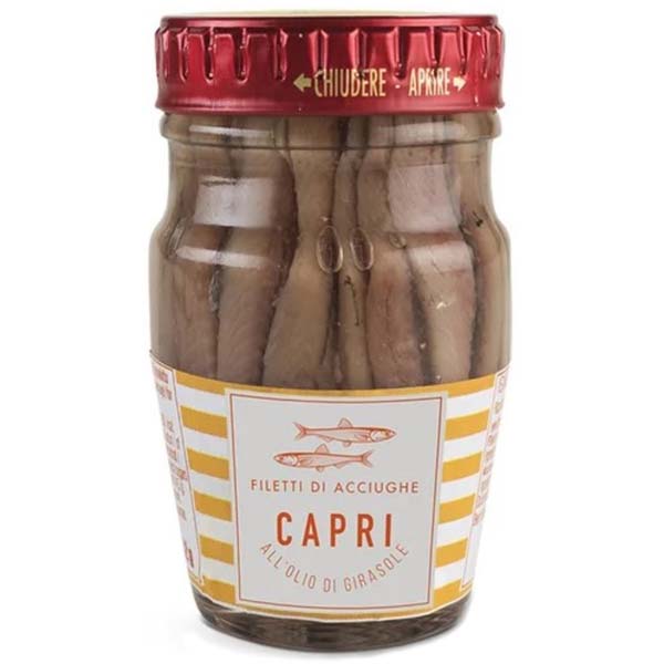 Anšovu filejas saulespuķu eļļā 80g