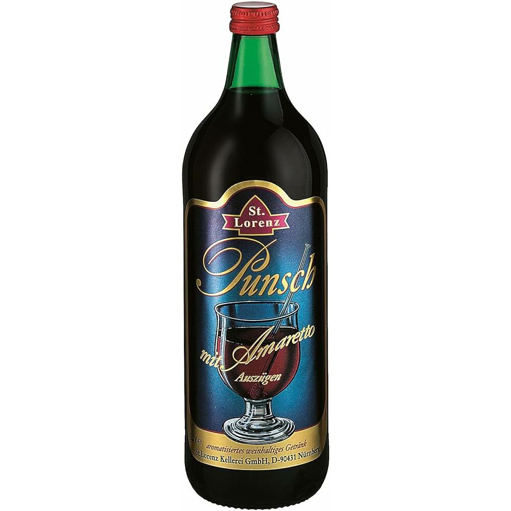 Ar.vīnu sat.dz. St.Lorenz Punsch mit Amarettogesch. 7.5% 1l