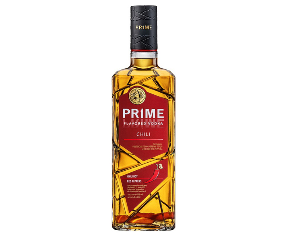 Aromat. degvīns PRIME Chili World Class 40% 0.5l
