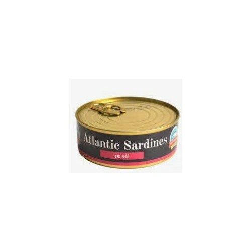 Atlantijas sardīnes eļļā 240g (168g), Jūras Karaliste