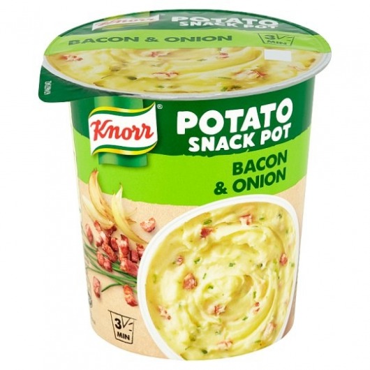 Ātri pagatavojamais Kartupeļu biezenis ar bekonu un sīpoliem 51g, Knorr