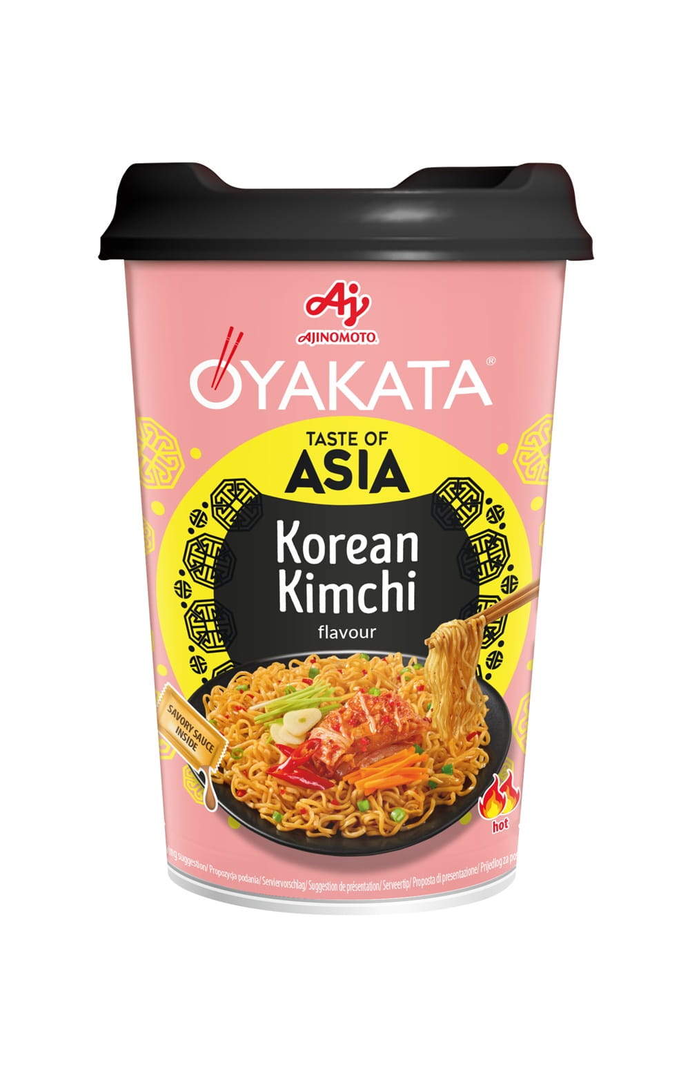Ātri pagatavojamās nūdeles Asia Korean Kimchi 92g, Oyakata