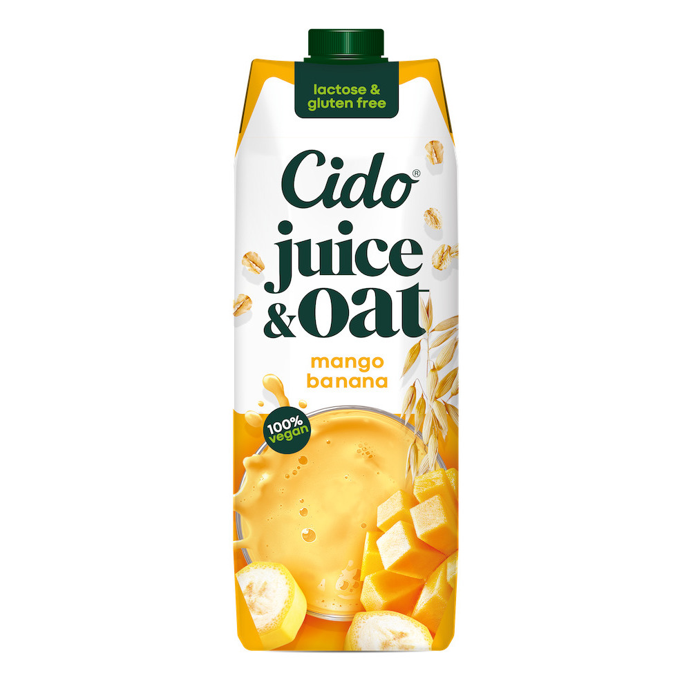 Auzu dzēriens mango - banānu 1l, Cido