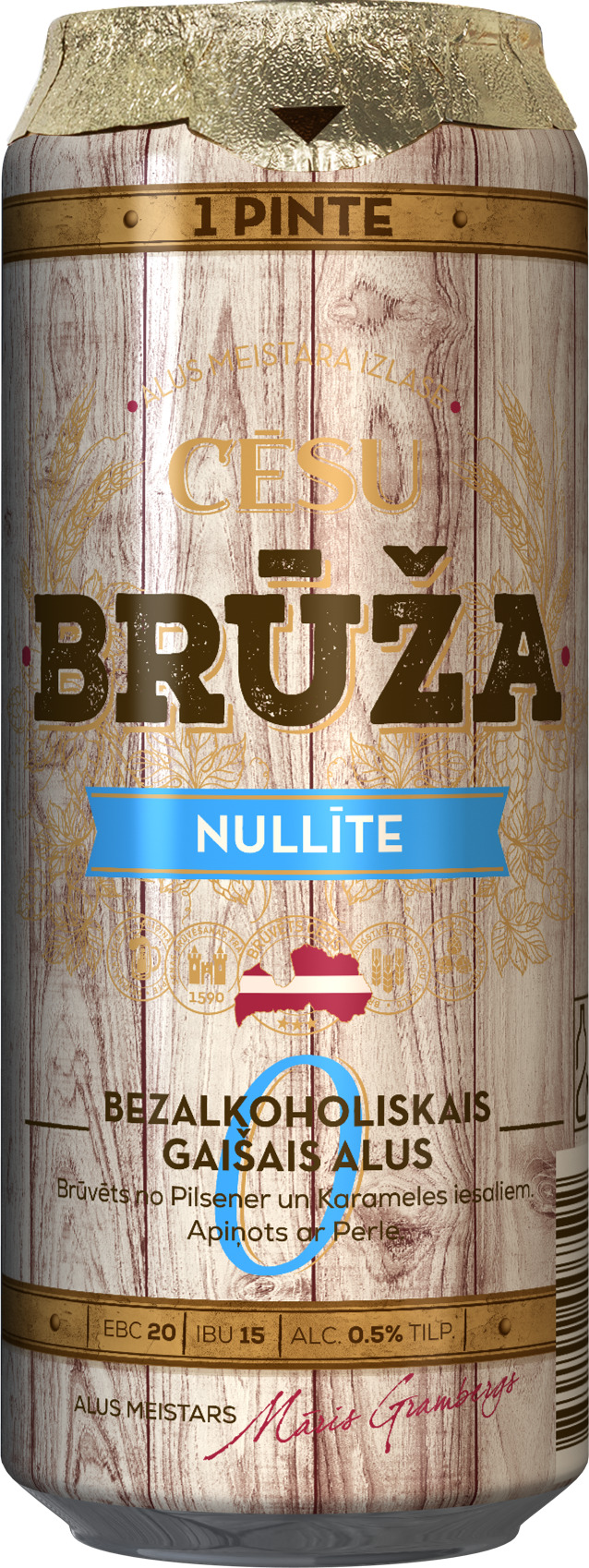 B/a alus Cēsu Brūža Nullīte 0% 0.568l CAN