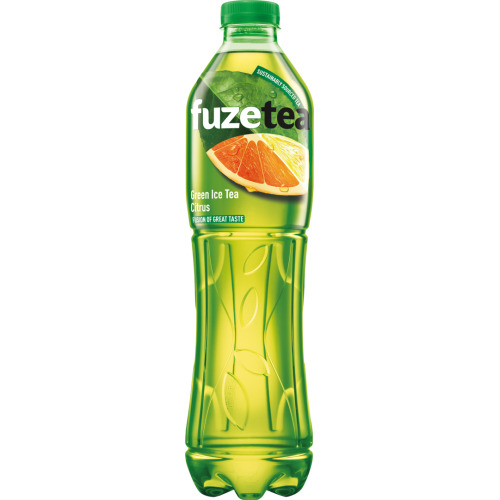 B/a dzēriens Ledus tēja ar citrusa garšu un zaļās tējas ekstraktu 1.5l PET, Fuzetea