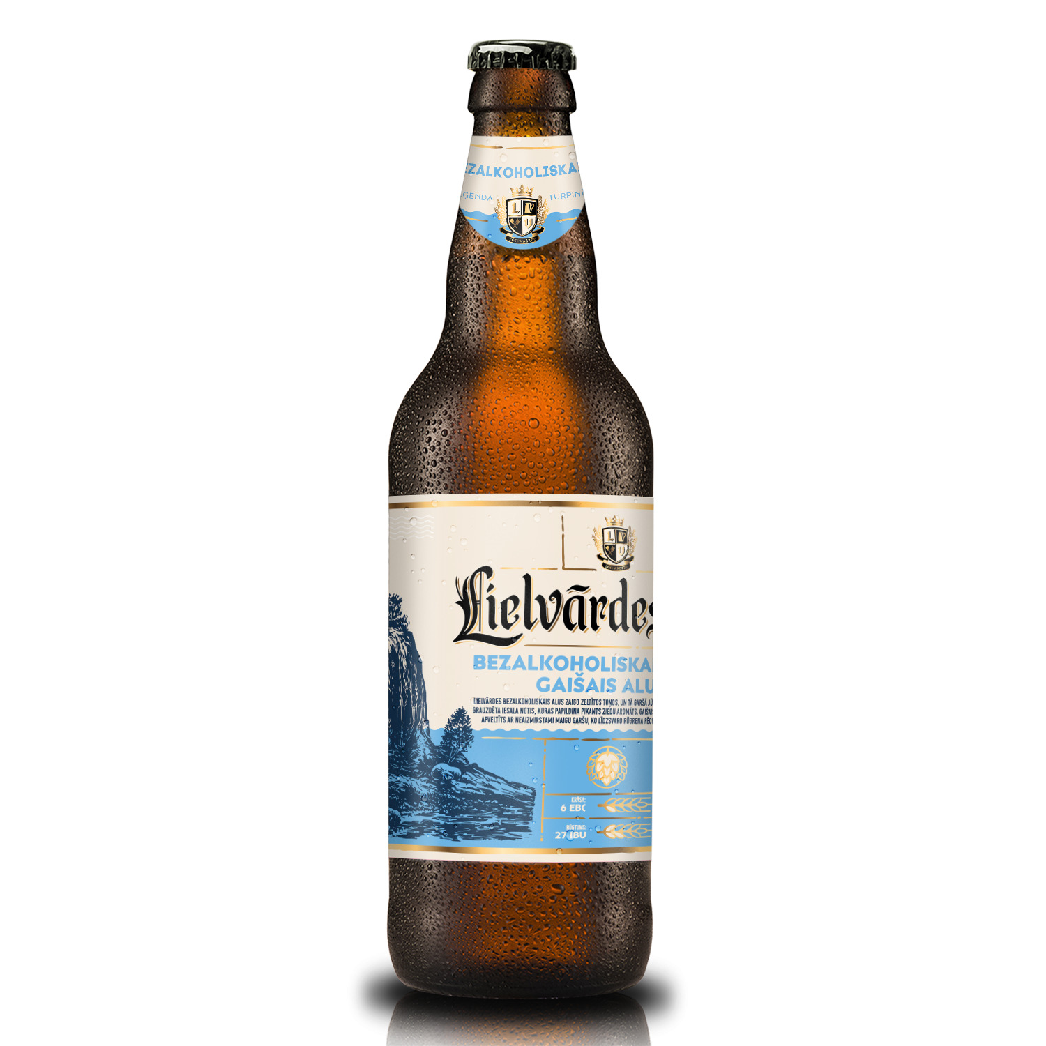 B/a gaišais alus Lielvārdes 0.5l