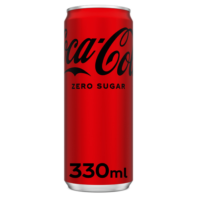 B/a gāzēts dzēriens Coca Cola Zero 0.33l CAN