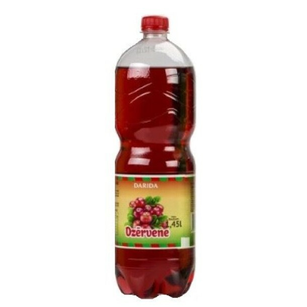 B/a gāzēts dzēriens Dzērveņu limonāde 1.45l, Darida