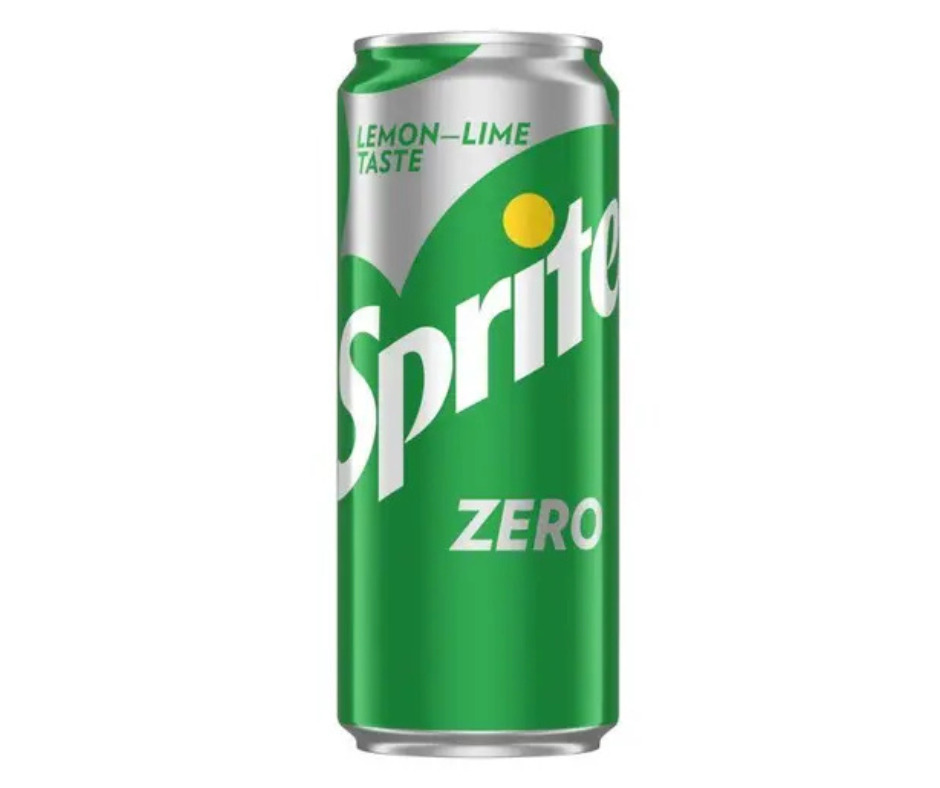 B/a gāzēts dzēriens Sprite Zero 0.33l CAN