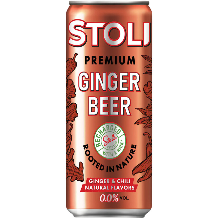 B/a gāzēts dzēriens Stolichnaya Ginger Beer 0.25l
