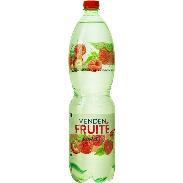 B/a negāzēts dzēriens Fruite ar zemeņu un aveņu garšu 1.5l, Venden