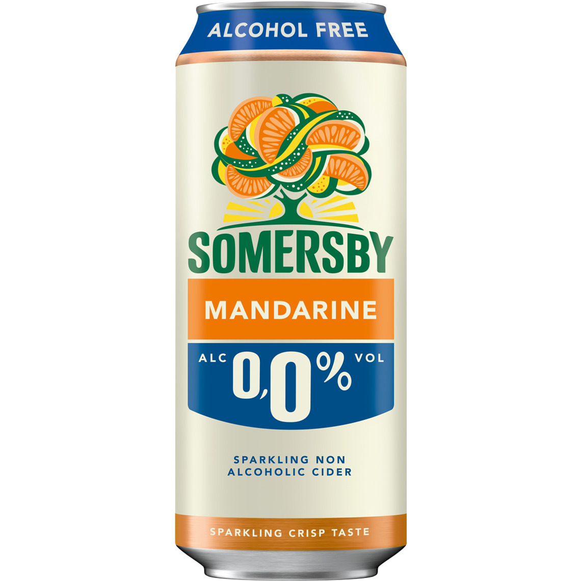 B/a sidrs Mandarin 0.0% 0.5l CAN, Somersby