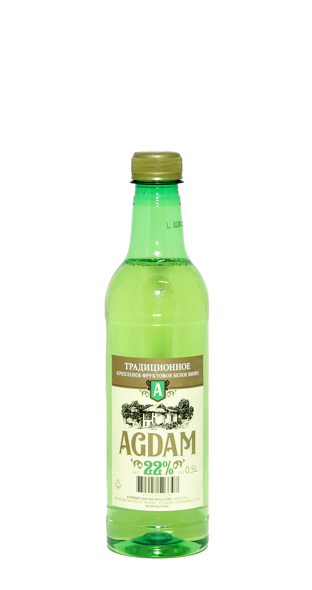 B.vīns Agdam Tradicionālais 22% 0.5l PET