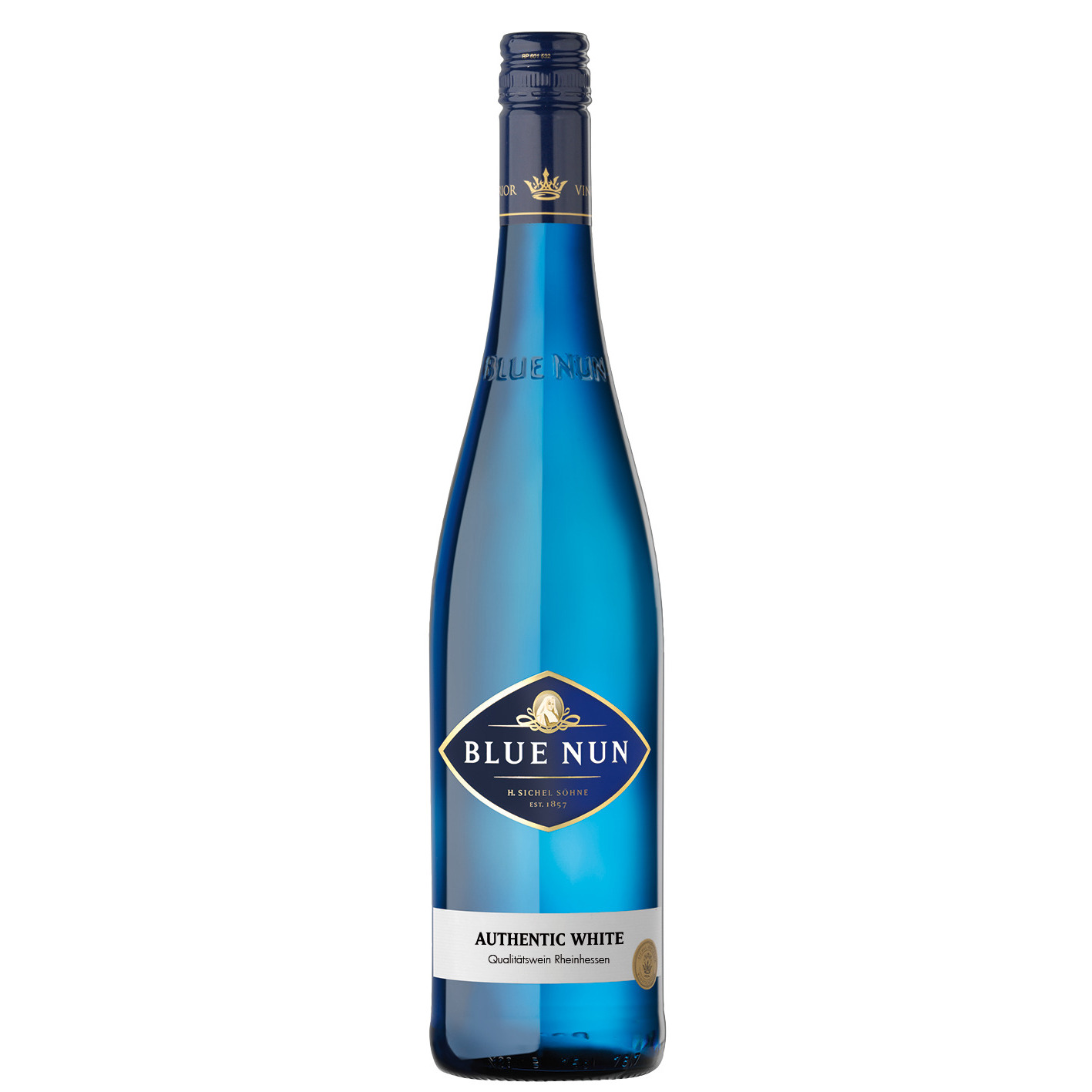 B.vīns Blue Nun Authentic sausais 10% 0.75l