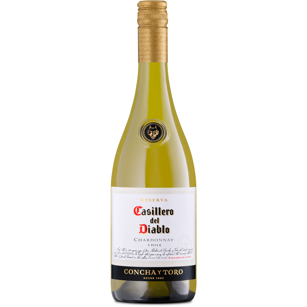 B.vīns Casillero del Diablo Chardonnay sausais 13.5% 0.75l