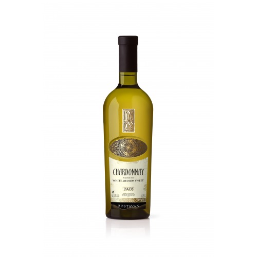 B.vīns Daos Chardonnay pussaldais 12% 0.75l