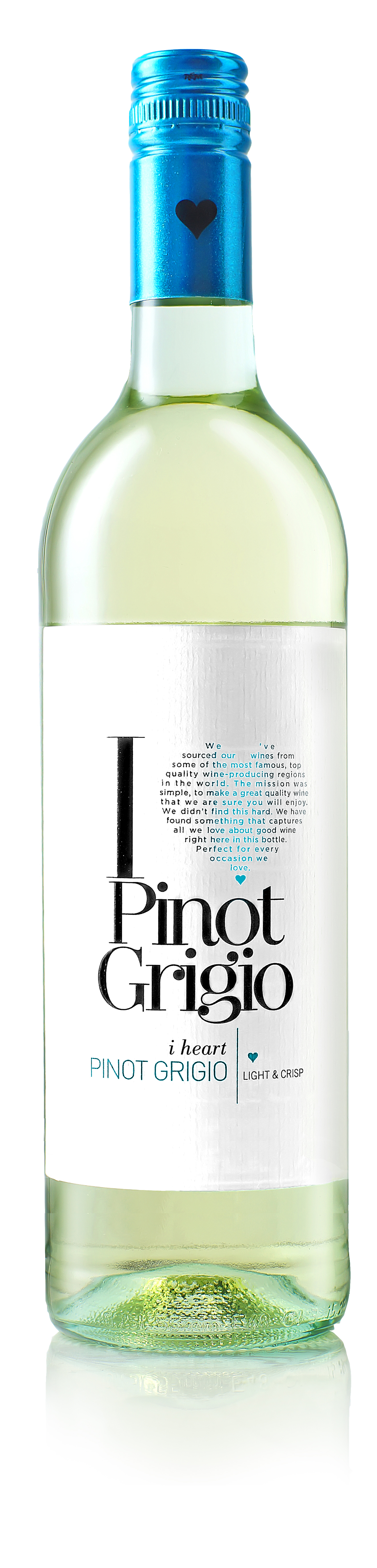 B.vīns I Heart Pinot Grigio sausais 11.5% 0.75l