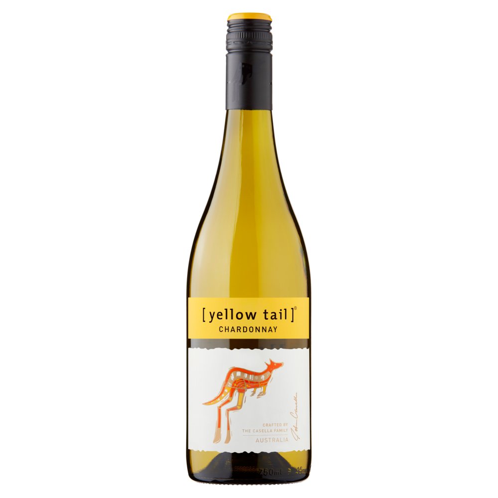 B.vīns Yellow Tail Chardonay sausais 13% 0.75l