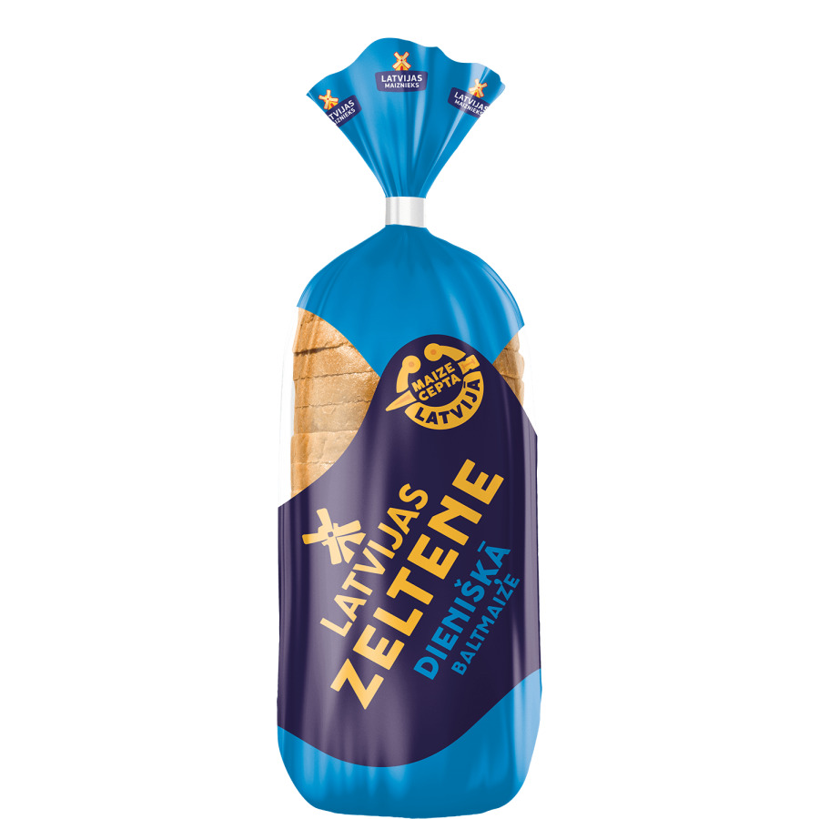 Baltmaize Dienišķā Latvijas Zeltene 350g, Latvijas Maiznieks