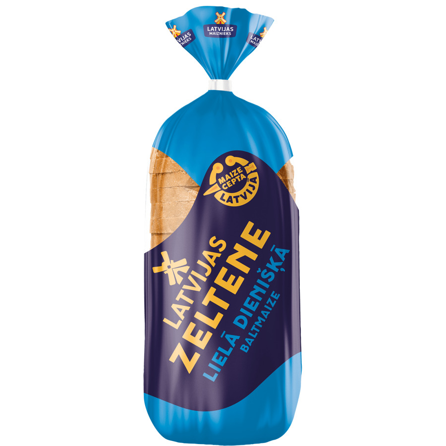 Baltmaize Lielā Dienišķā, Latvijas Zeltene 550g, Latvijas Maiznieks