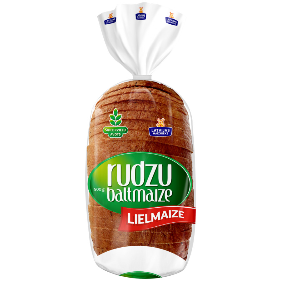 Baltmaize rudzu Lielmaize 500g, Latvijas Maiznieks