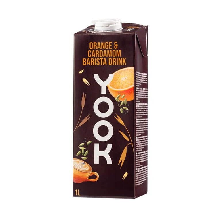 Barista auzu dzēriens ar apelsīnu un kardamona garšu 1l, Yook