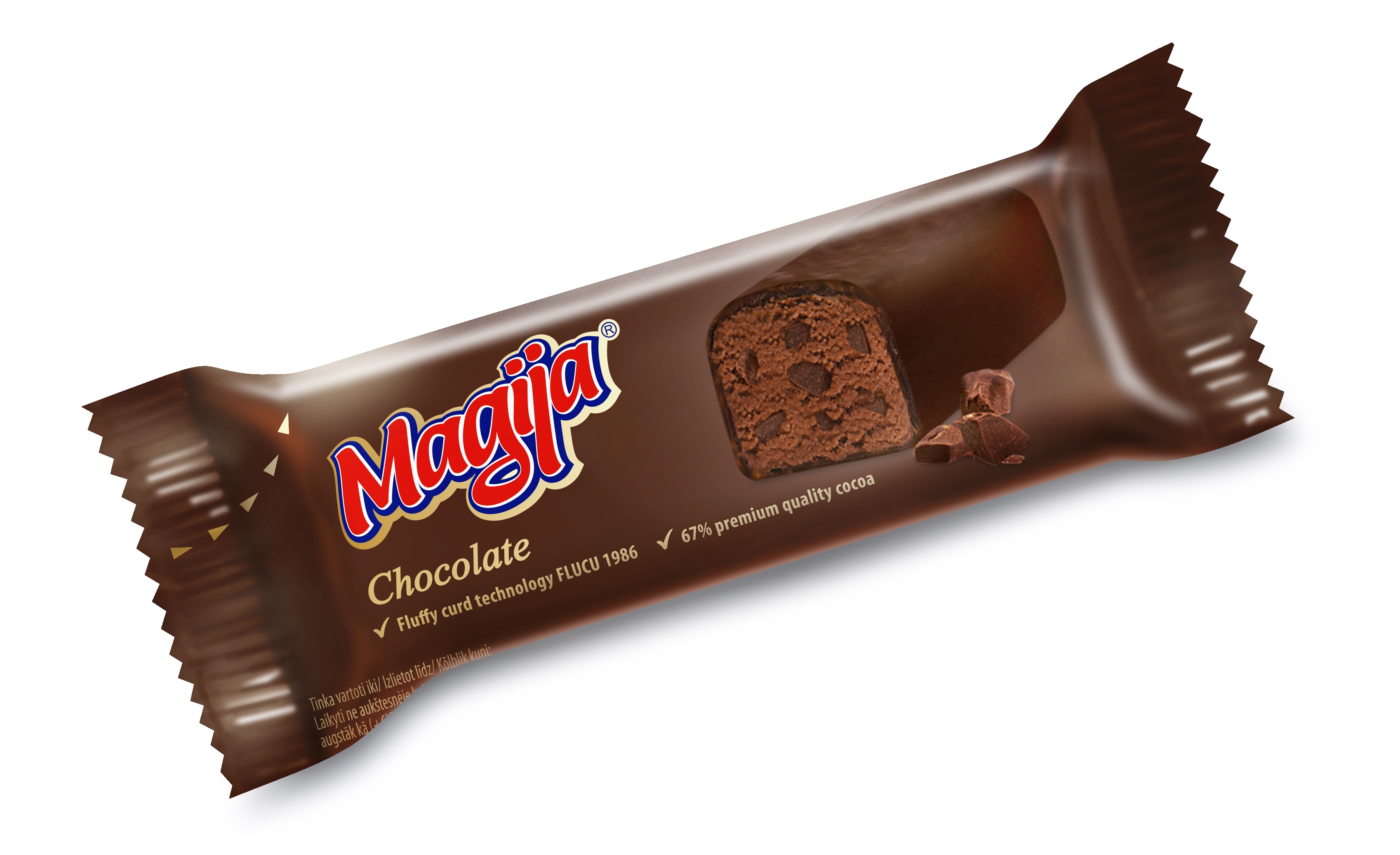 Biezp. sieriņš ar kakao garšu un šok. gab. 45g, Magija