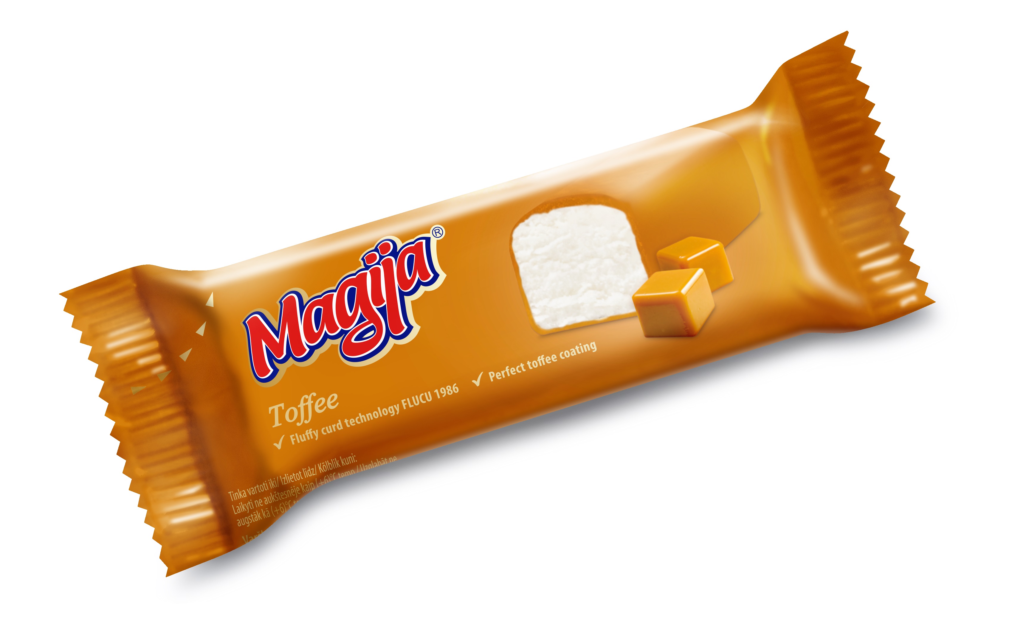 Biezp. sieriņš vaniļas ar Toffee glazūru 45g, Magija