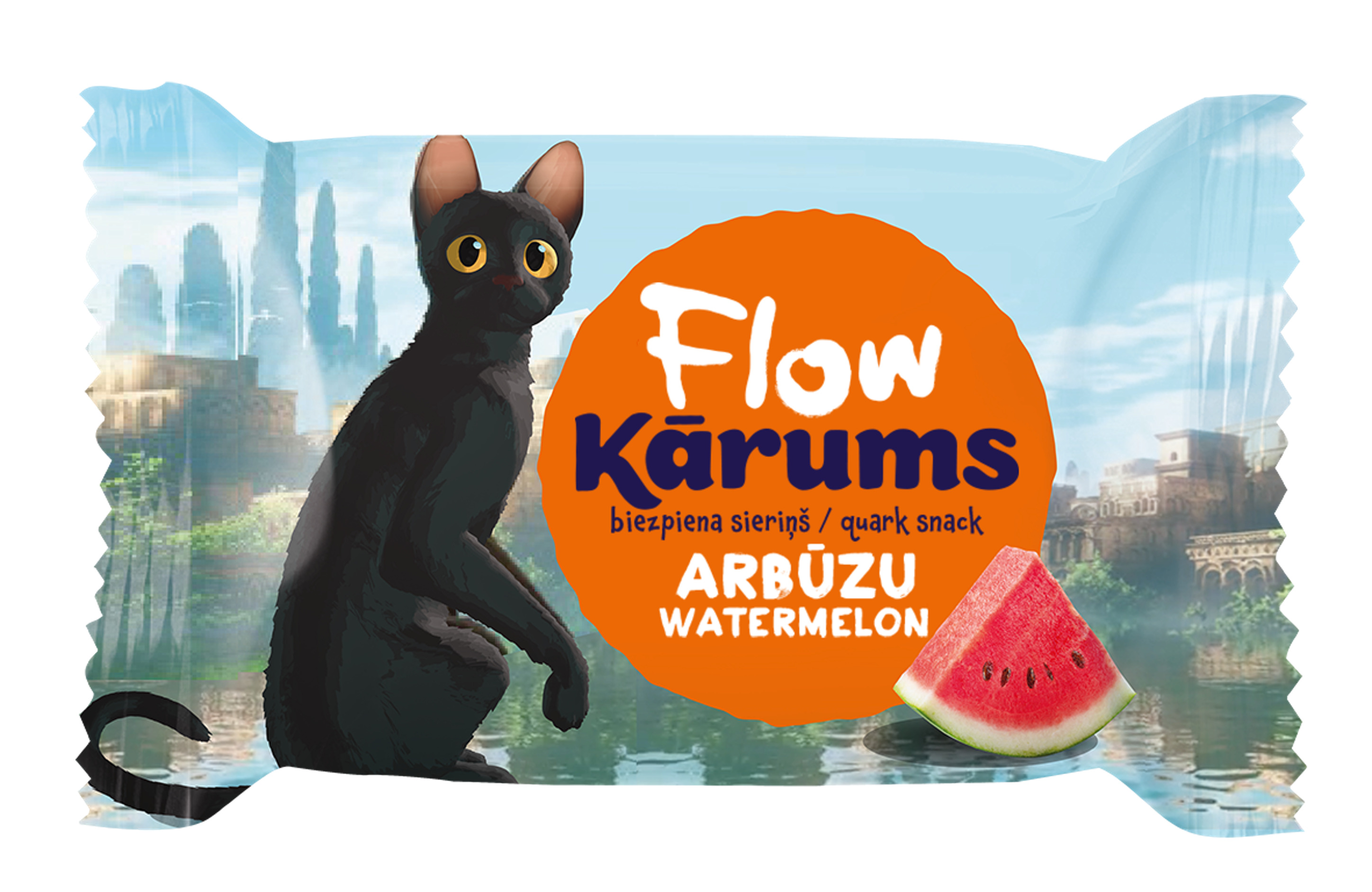 Biezpiena sieriņš ar arbūzu garšu 45g, Kārums