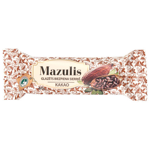 Biezpiena sieriņš ar kakao Mazulis 40g, Latgales Piens