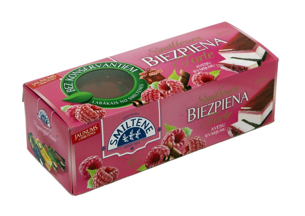 Biezpiena torte ar avenēm 500g, Smiltene