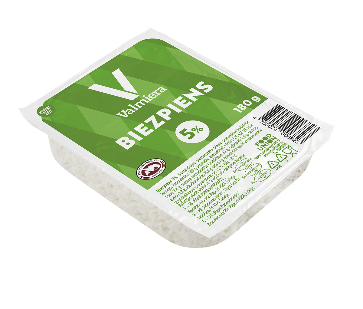 Biezpiens 5% 180g, Valmiera