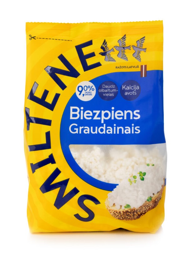Biezpiens graudainais 9% 400g, Smiltene