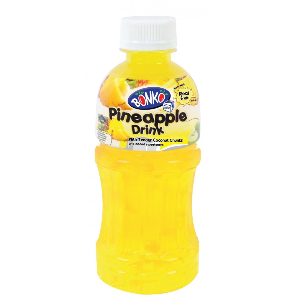 Bonko Drink - Pineapple with coconut pieces 320ml PET